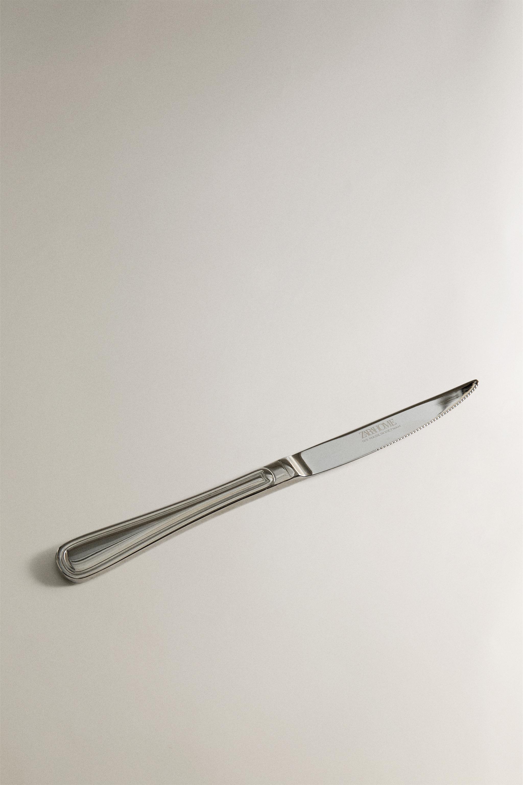 COUTEAU À VIANDE ACIER BRILLANT